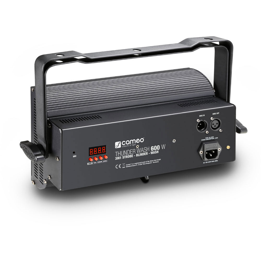 THUNDER WASH 600 W - PROYECTOR 3 EN 1 (STROBE BLINDER WASH) 648 LED BLANCOS DE 0,2 W