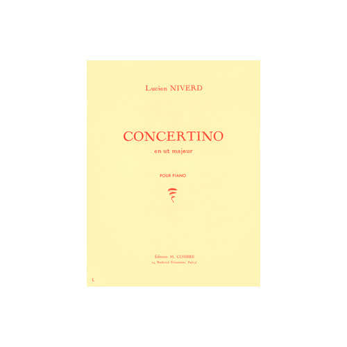 Niverd - Concertino En Ut Majeur - Piano
