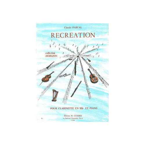 Pascal - Recréation - Clarinette et Piano