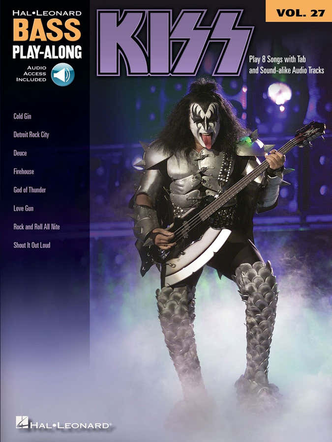 Kiss - Bass Play Along Vol.27 + Audio En Ligne - Basse Tab