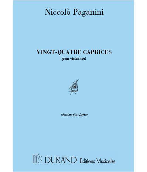 PAGANINI - 24 CAPRICES - VIOLON SEUL