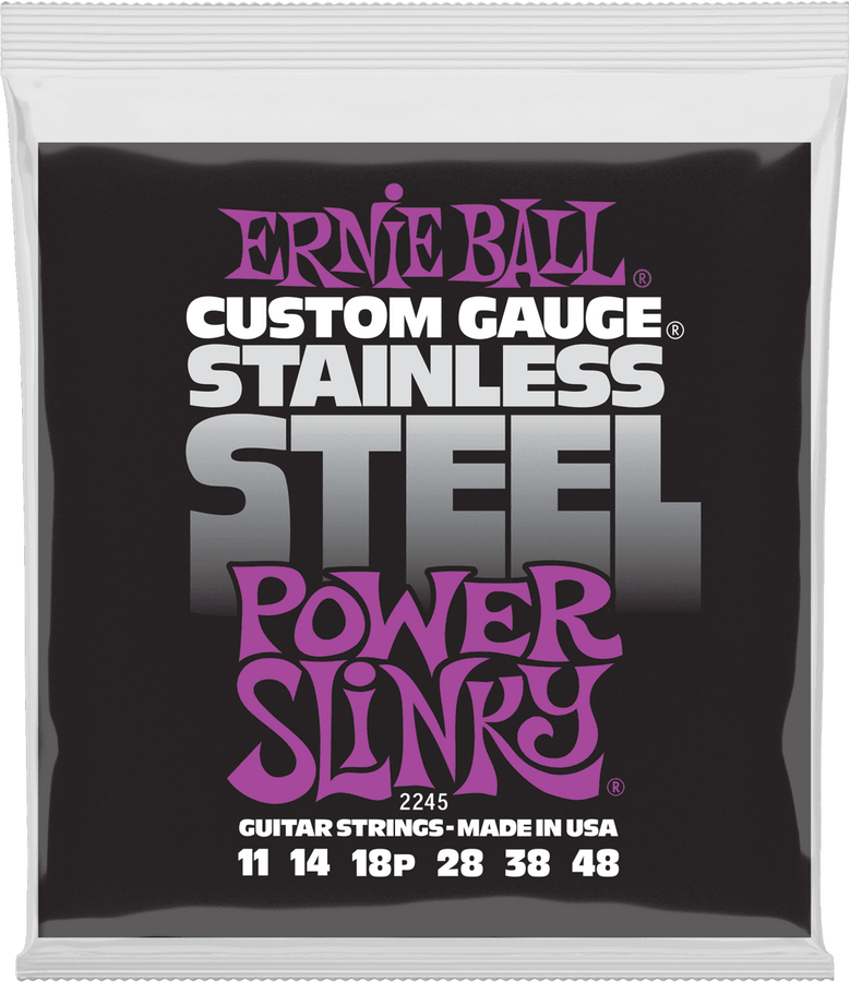 2245 Power Slinky de acero inoxidable 11-48