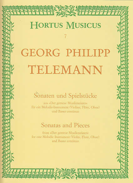 Telemann G.P. - Sonaten Und Spielstucke Aus "der Getreue Musikmeister"