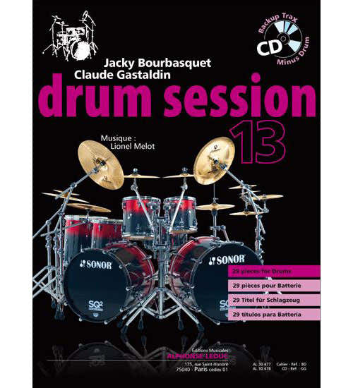 BOURBASQUET/GASTALDIN - DRUM SESSION VOL.13 + CD