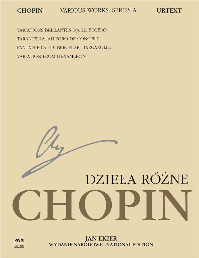 Chopin F. (ekier) - Various Works - Piano