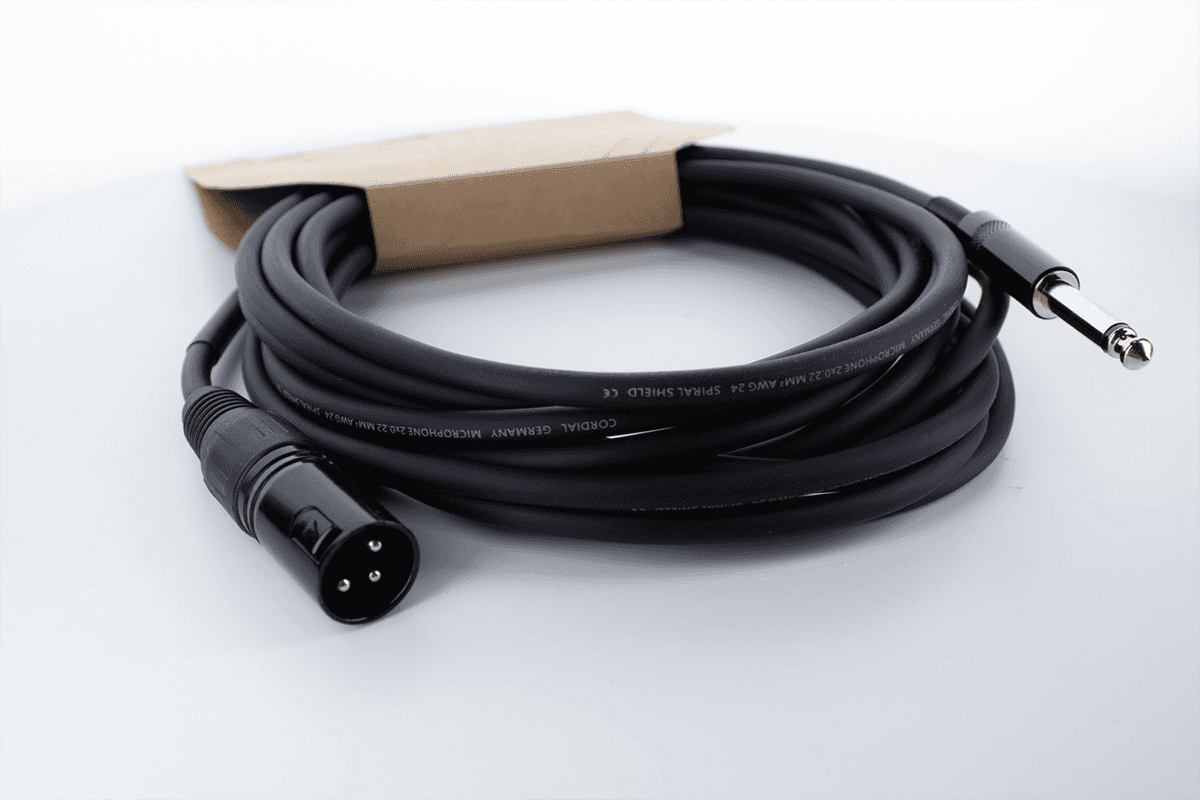 Cable de Audio XLR Macho / Jack Mono 10 M