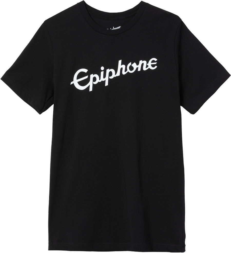 Gibson Accessories "XL" Camiseta con logo vintage de estilo de vida Negro