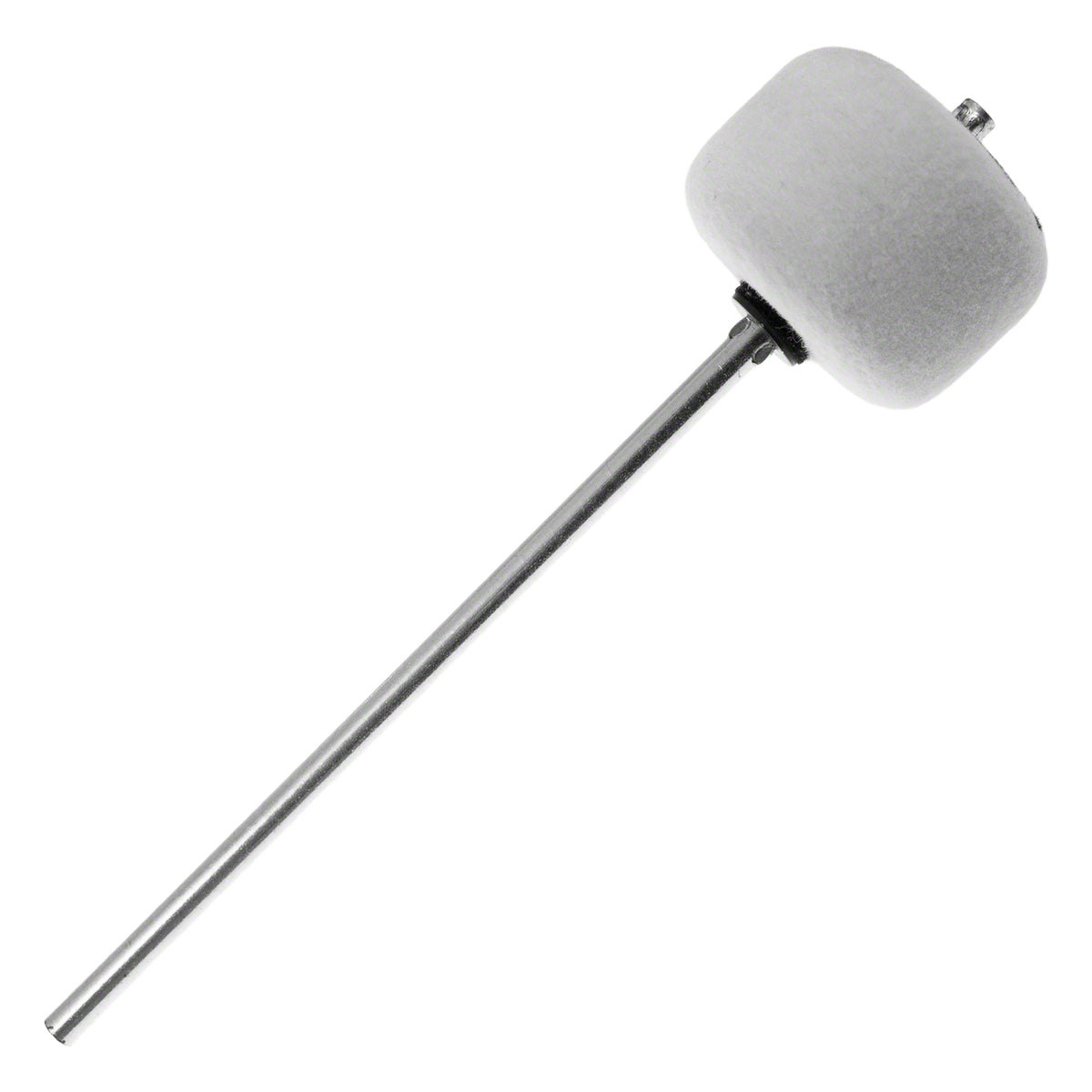 Danmar 306 - Maza de Pedal GC - Fieltro Blanco - Vástago Cromado