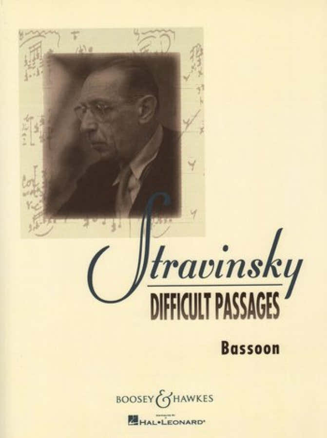 Stravinsky I. - Pasajes difíciles para fagot