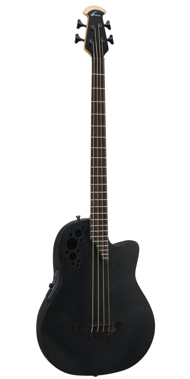 Ovation Bajo Electroacústico Elite Tx Mid Cutaway Negro Texturizado B778TX-5-G