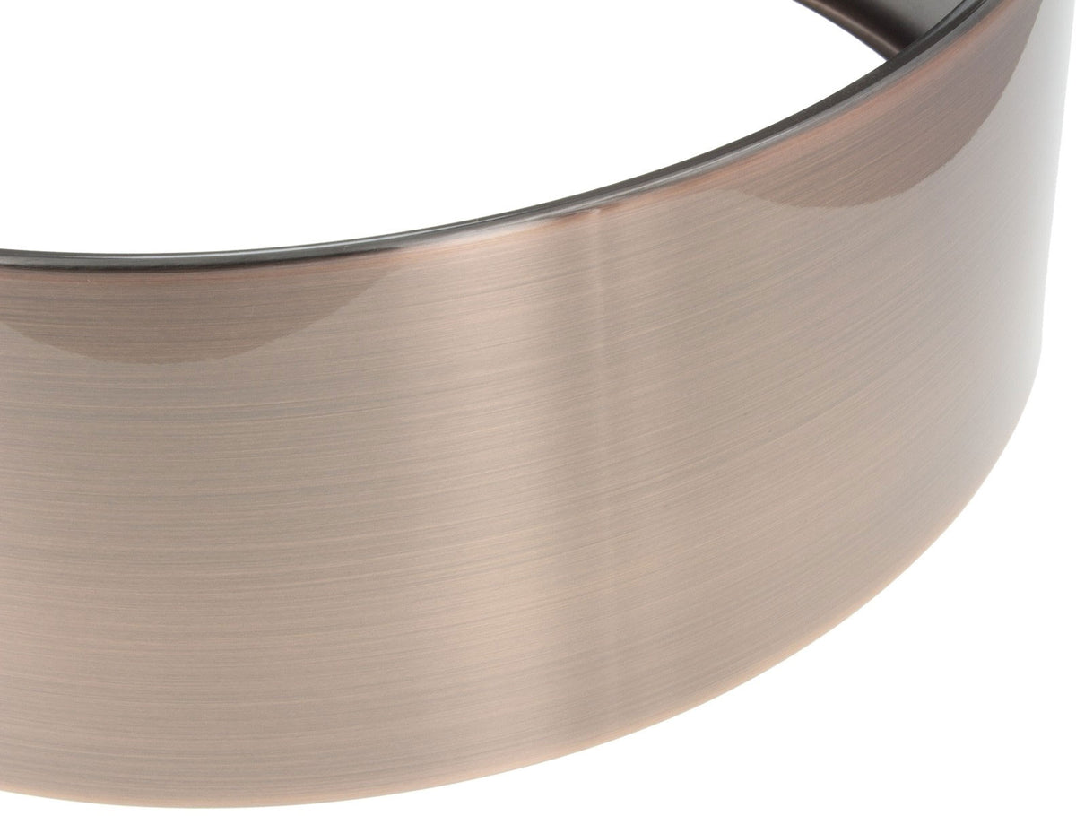 Sbbc14055St 14" X 5.5" Casco De Latón Con Acabado De Cobre Cepillado Caja