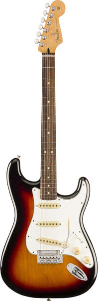 Stratocaster Player II RW Sunburst de 3 colores