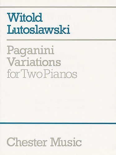 Lutoslawski - Paganini Variations For Two Pianos