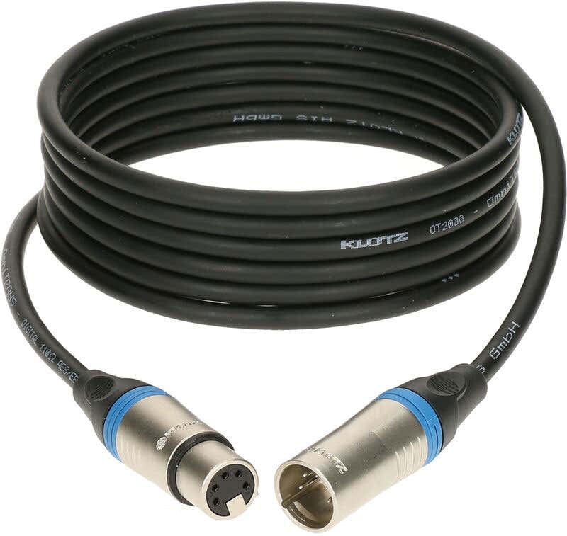 LX2 K Pro Cable DMX LX2 BK 1M