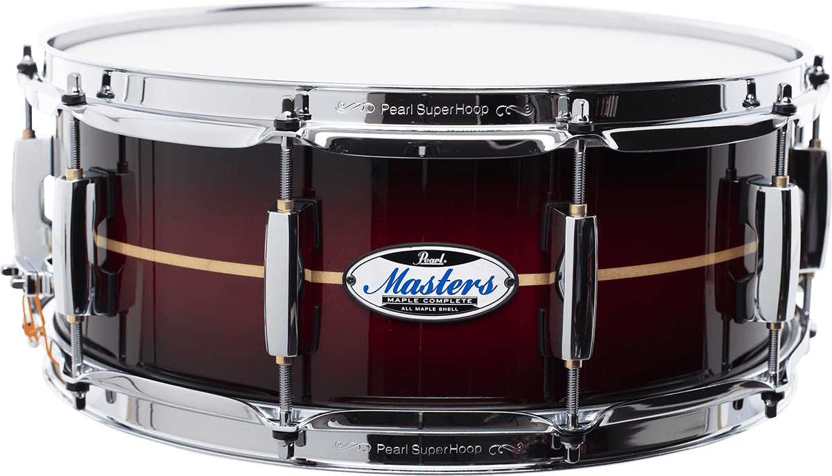 Masters Maple Complete 14X5.5 Rojo Burst Stripe