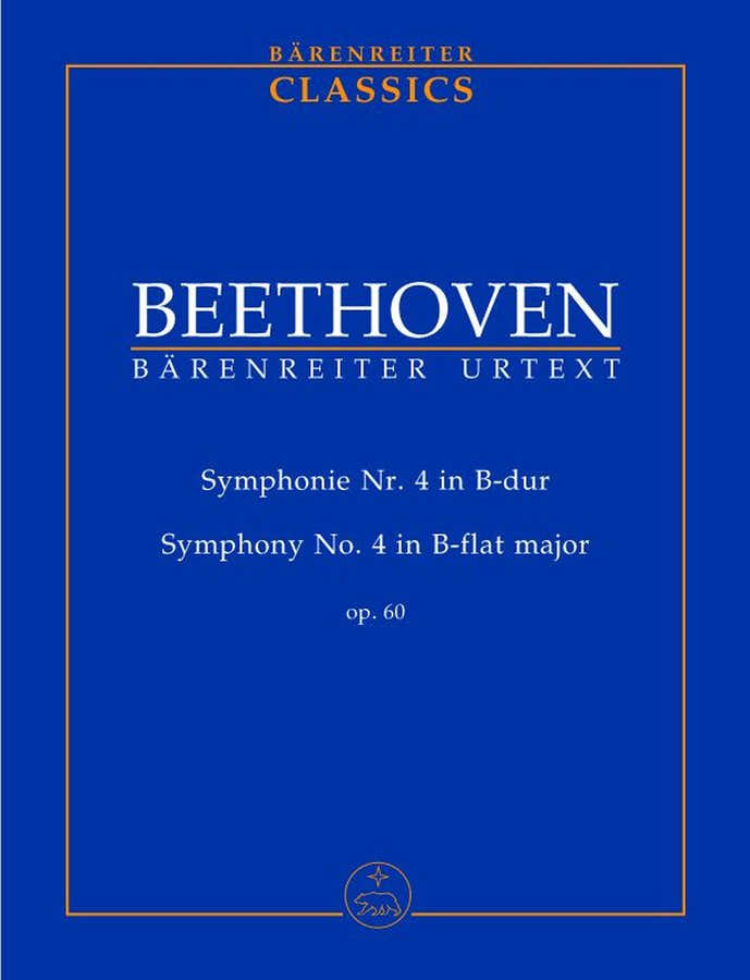 Beethoven L.von - Symphonie N°4 En Mib Majeur Op.6 - Conducteur Poche