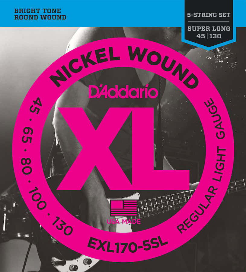 EXL170-5SL Entorchado de níquel escala superlarga ligero 5C 45-130