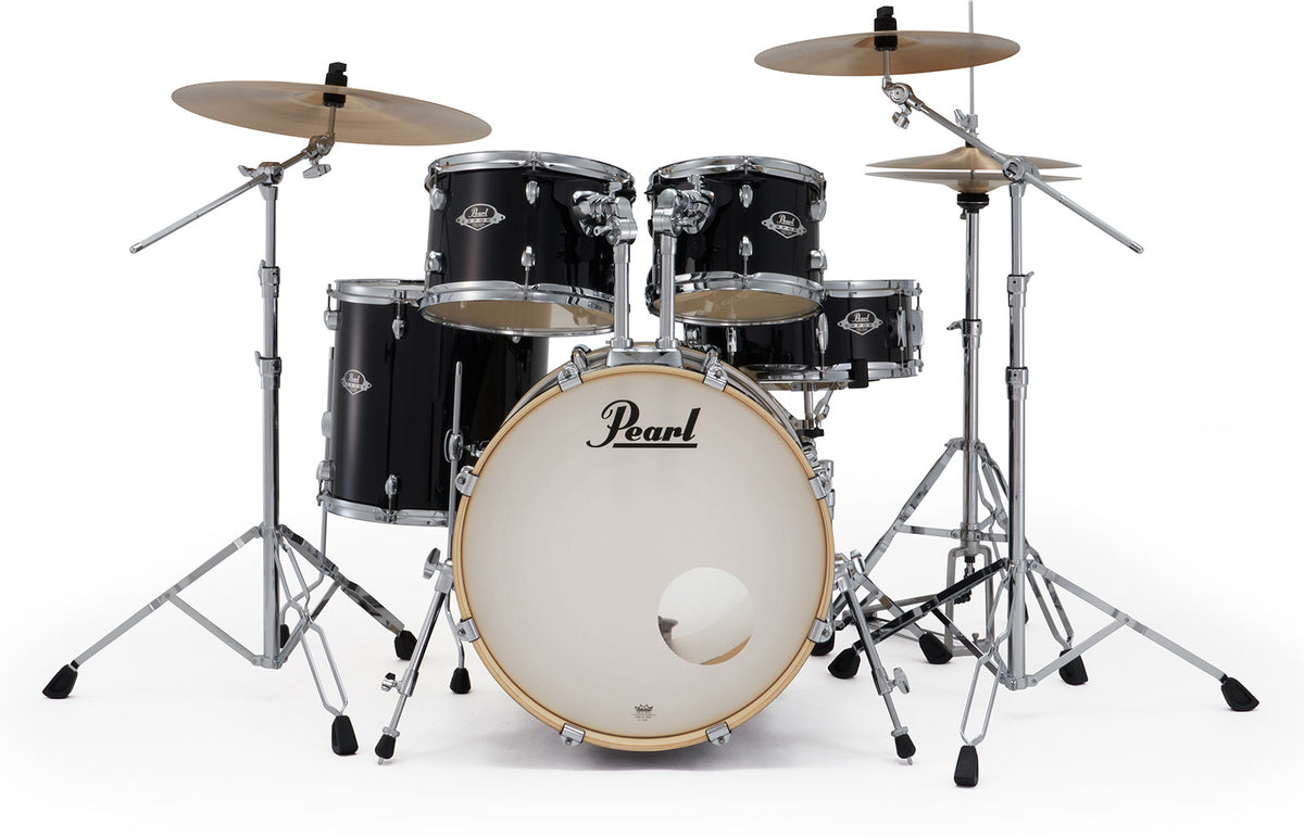 Pearl EXPORT Fusion 20" + HWP-834 + Paquete PX 14/16/20 Jet Black