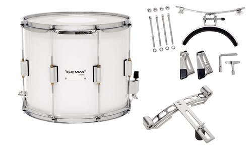 TAMBORE DE MARCHA 14" x 12" ABEDUL WHITE