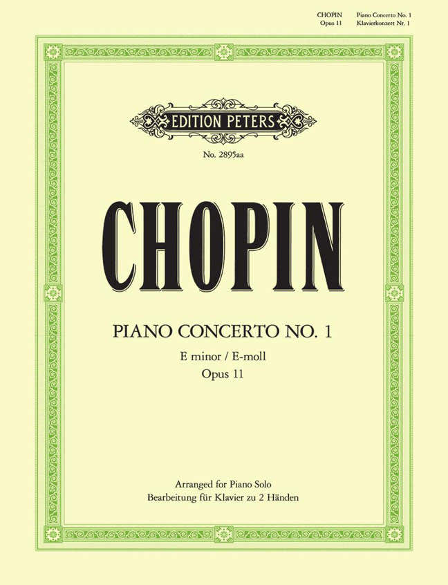 Chopin Frederic - Concerto No.1 In E Minor Op.11 - Piano Solo