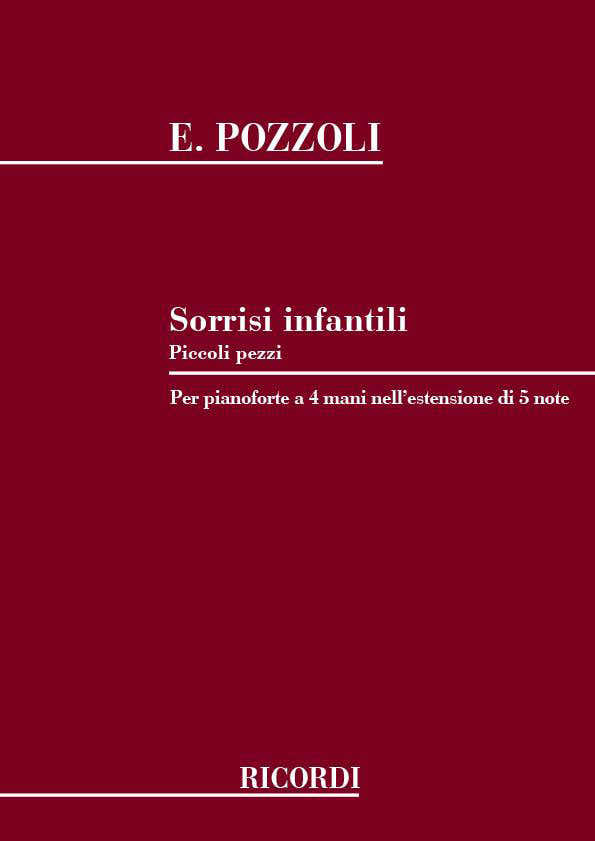 POZZOLI E. - SORRISI INFANTILI - PIANO 4 MAINS