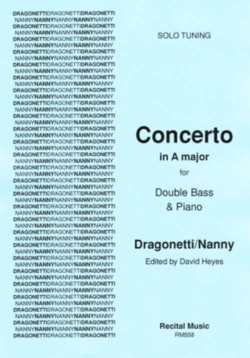 Dragonetti / Nanny - Concerto A Major (solo Tuning) - Contrebasse & Piano