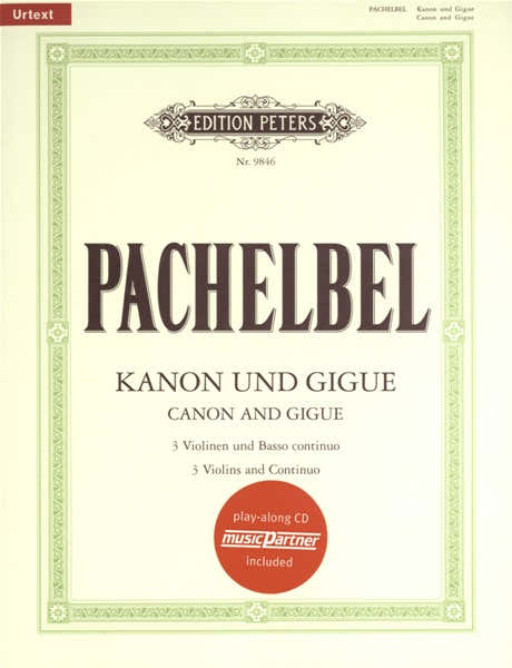 PACHELBEL J. - KANON UND GIGUE D-DUR - 3 VIOLONS ET