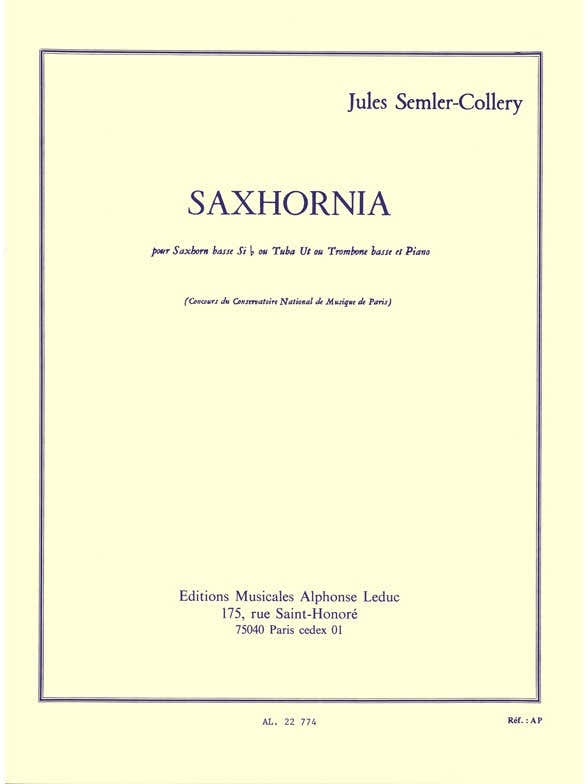 Semler Collery Saxhornia