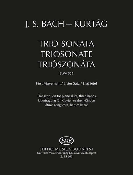Bach - Trio Sonate BWV 525 First Movement - Piano
