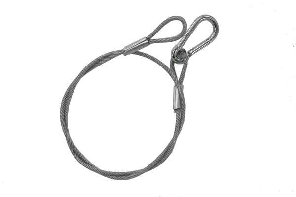 Algam Lighting Eslinga De Seguridad 4 mm 85 cm Plateado