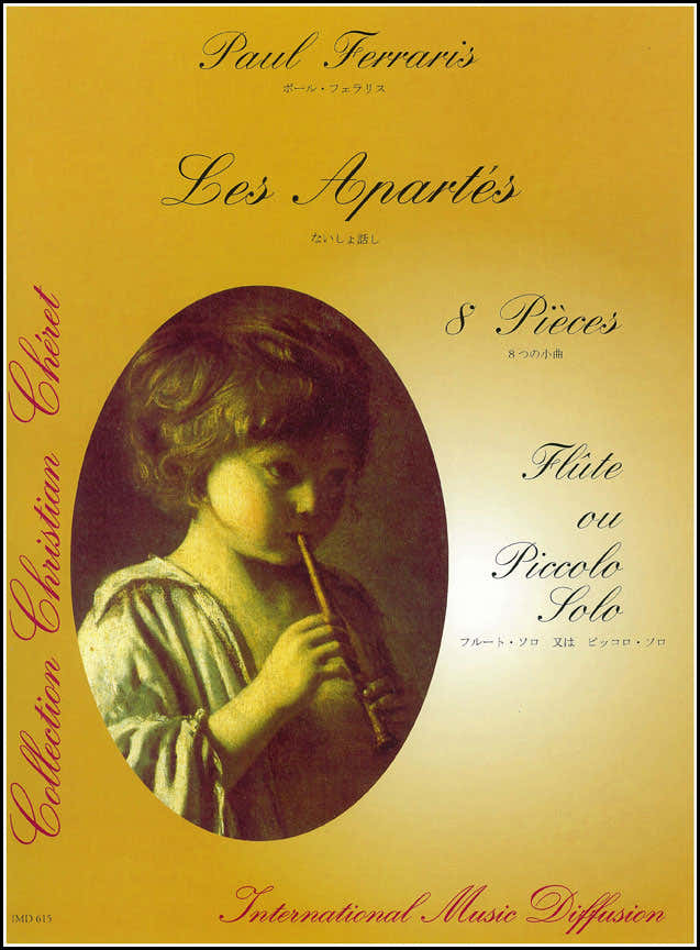 Ferraris - Les Apartés - 8 Pièces - Flûte Ou Piccolo Solo