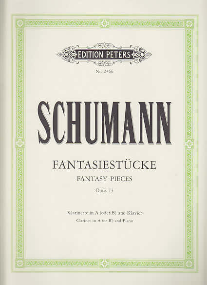 Schumann R. - Fasiestücke Op.73 - Clarinette Piano