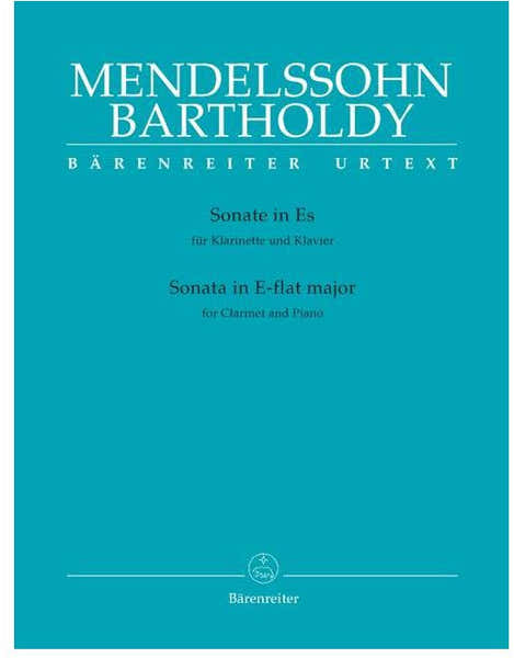 Mendelssohn Bholdy F. - Sonate En Mib Majeur - Clarinette Piano