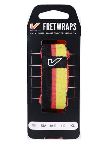 FretWraps Banderas del mundo Negro-Rojo-Amarillo - Pequeño