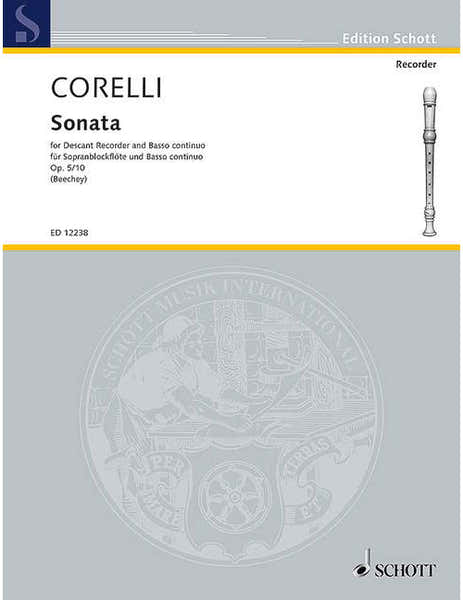 Corelli - Sonata F Major Op. 5/10 - Descant Flute A Bec et Piano