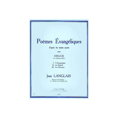 Langlais - Poèmes Évangéliques (3) - Orgue