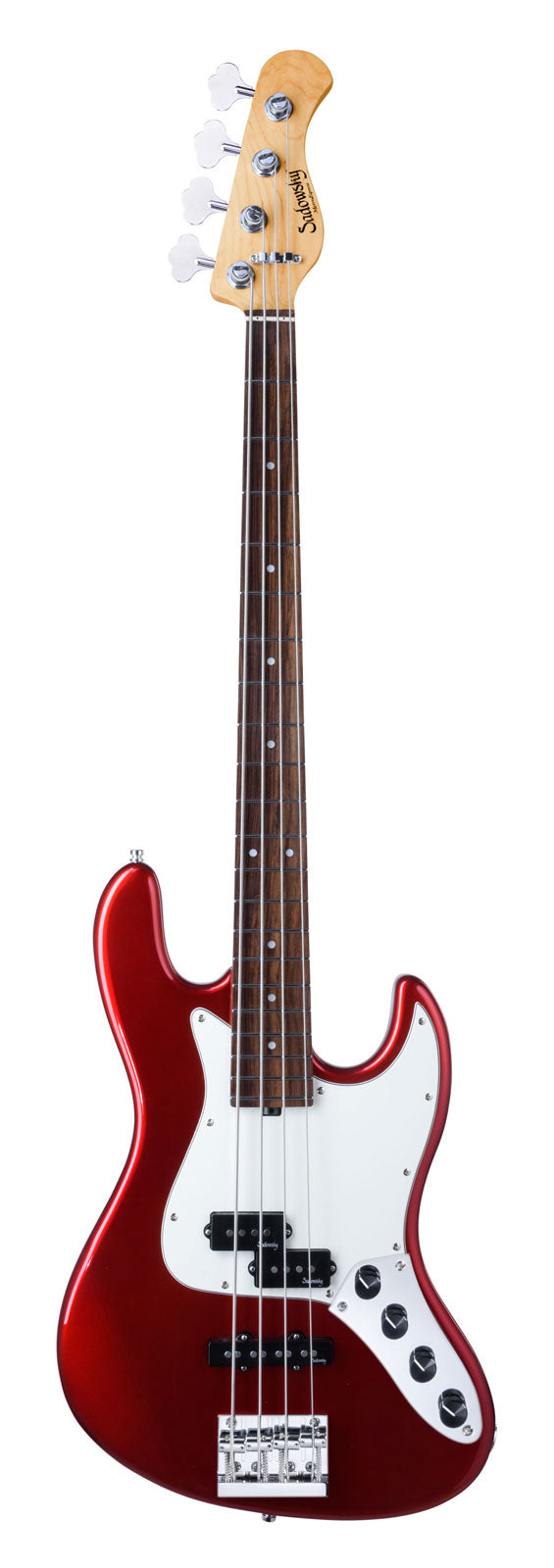 METROEXPRESS 21 HYBRID PJ 4 STRING - CANDY APPLE RD,ROSEWOOD