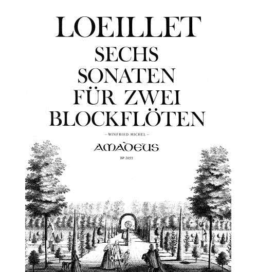 Loeillet J.B. - Six Sonatas - 2 FLB Alto