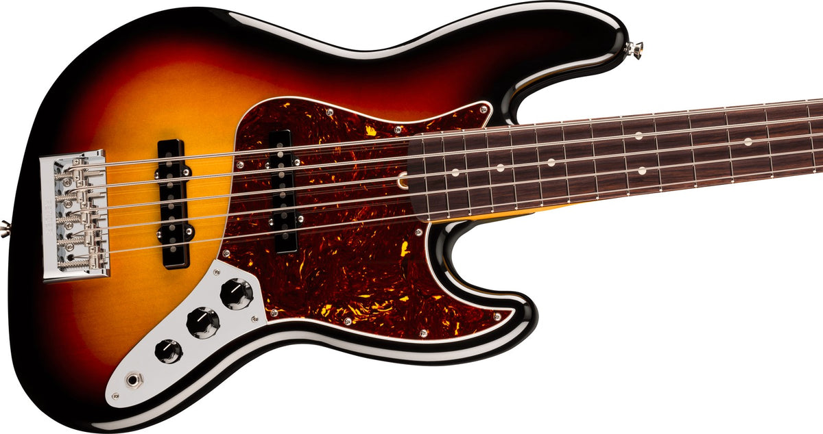 Jazz Bass V American Professional, RW Sunburst de 3 colores