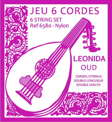 OUD LEONIDA STRINGS SET 6 DOUBLE LENGTH STRINGS