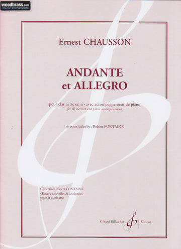 Chausson Ernest - Andante y Allegro (clarinete Sib / piano)