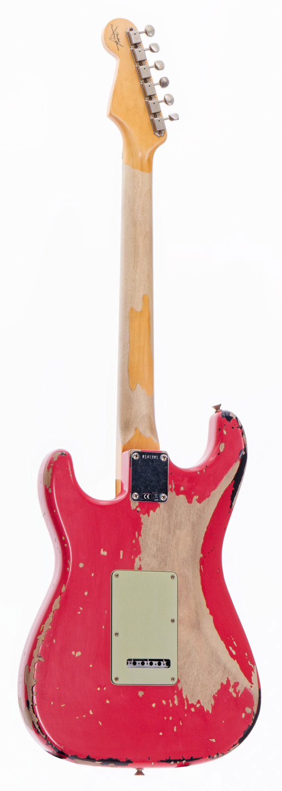 Stratocaster Michael Landau '63 ROJO FIESTA sobre Sunburst de 3 Colores Artista Signature 2025