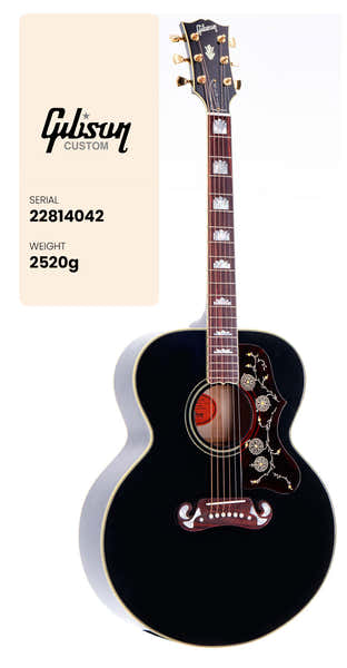SJ-200 Firma Elvis Ébano CS MC