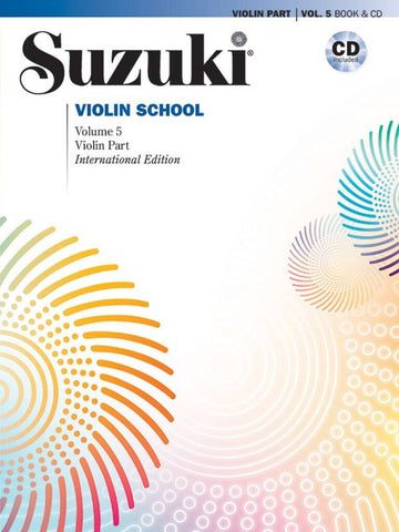SUZUKI VIOLIN SCHOOL VIOLIN PART VOL.5 + CD