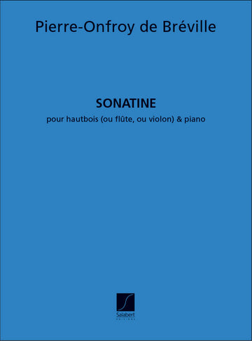 DE BREVILLE P. - SONATINE - VIOLON ET PIANO
