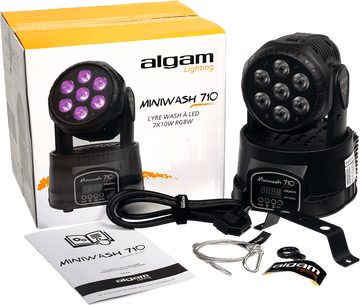 MINI WASH 710 - LYRE WASH LED 7 x 10W RGBW