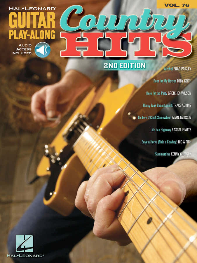 GUITAR PLAY ALONG VOLUME 76 - COUNTRY HITS + AUDIO EN LIGNE - GUITAR TAB
