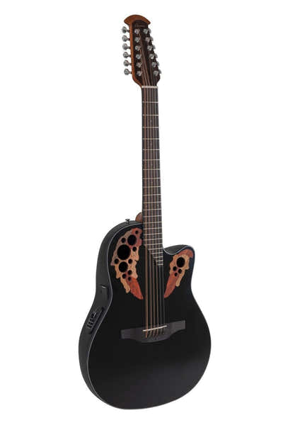 Guitarra Electro-Acústica Celebrity Elite Mid Cutaway 12-String Negro