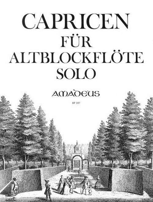 Quantz J. - Capricen - Flute A Bec Alto Solo
