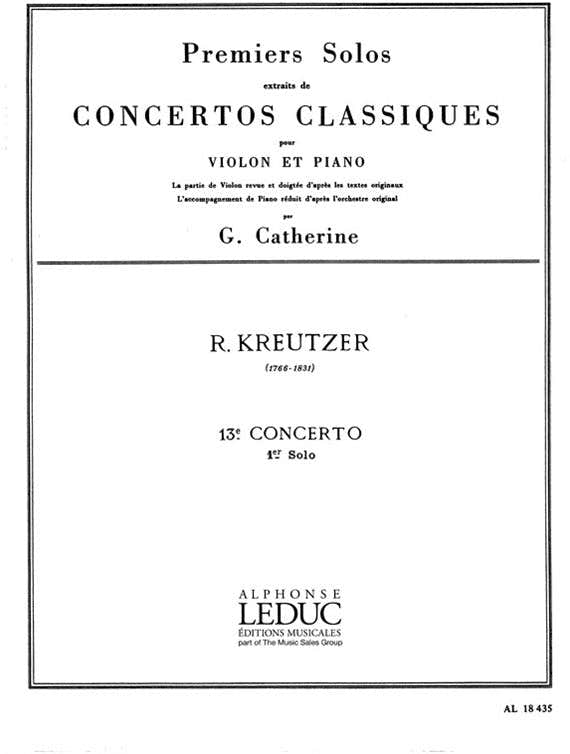 Premiers Solos Concertos Classiques - 13e concerto